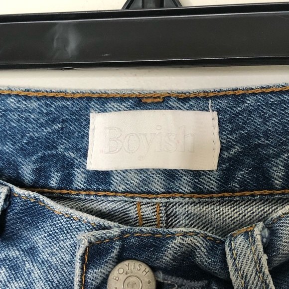 Boyish Tommy Jeans Women’s 24 His Girl Friday Straight High Rise Floral Paint - Picture 12 of 16